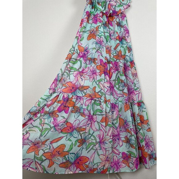 Flying Tomato Womens Small Floral Maxi Dress Sleeveless - Picture 2 of 7